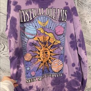 No Boundaries Purple Mystical Dreams Graphic Top